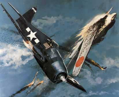 F6F - walka - rys.